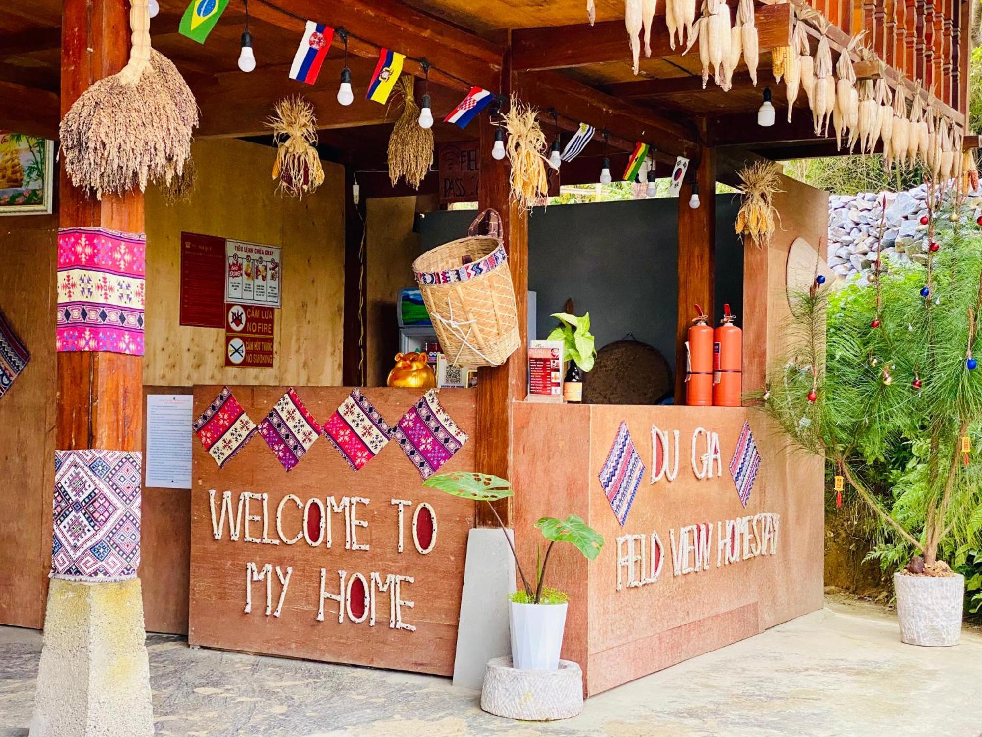 Du Gia Field View Homestay Làng Cac Екстериор снимка